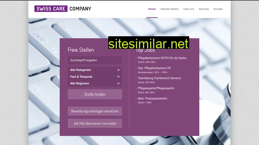 swiss-care-company.ch alternative sites