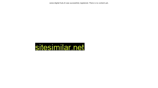 swiss-digital-hub.ch alternative sites