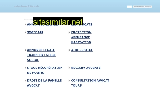 swiss-law-solutions.ch alternative sites
