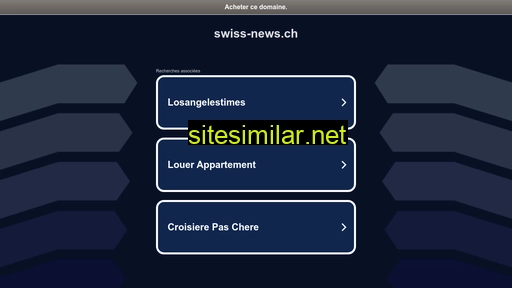 swiss-news.ch alternative sites