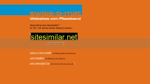 swiss-o-mat.ch alternative sites