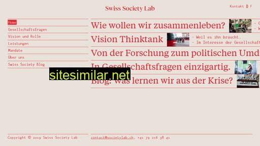 swiss-societylab.ch alternative sites