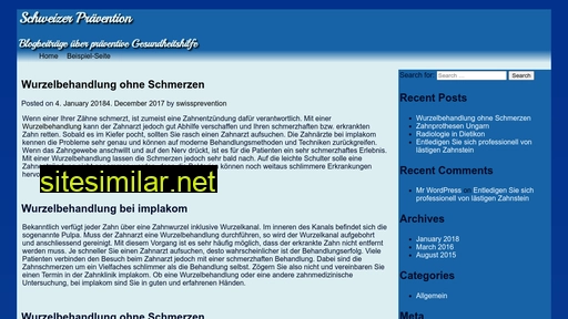 swissprevention.ch alternative sites