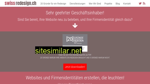 swissredesign.ch alternative sites