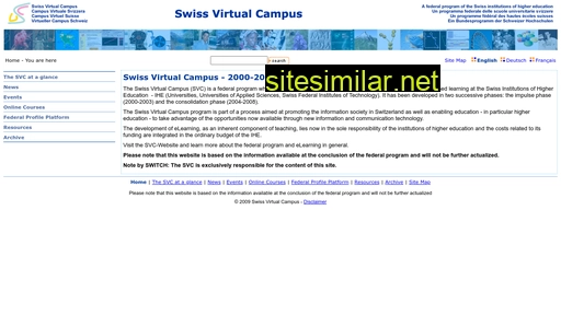 swissvirtualcampus.ch alternative sites