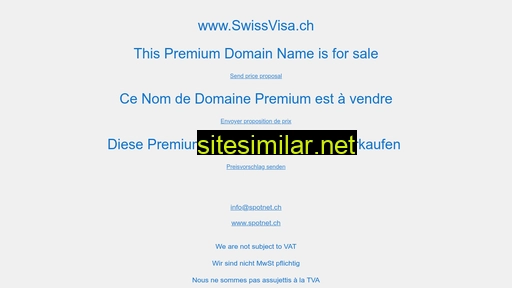Swissvisa similar sites