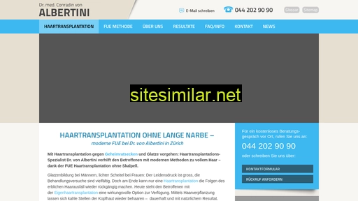 swisshairdoctor.ch alternative sites