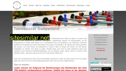 tablesoccer.ch alternative sites