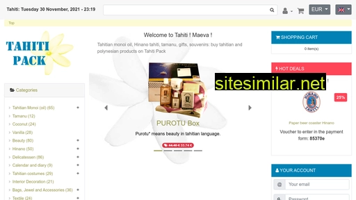 tahitipack.ch alternative sites