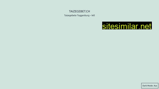 taizegebet.ch alternative sites