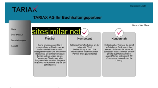 tariax.ch alternative sites