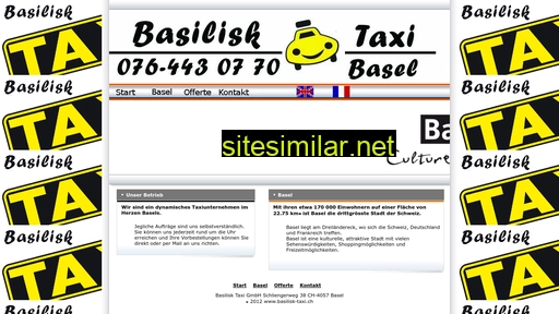 taxi-basilisk.ch alternative sites