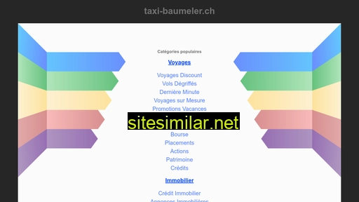 taxi-baumeler.ch alternative sites