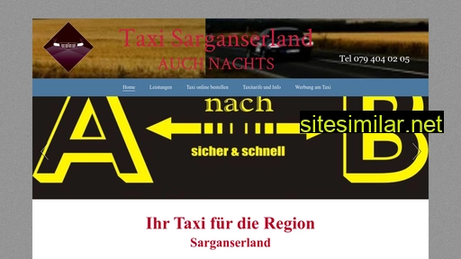 taxisarganserland.ch alternative sites