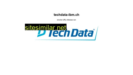 techdata-ibm.ch alternative sites