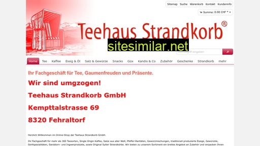 teehaus-strandkorb.ch alternative sites