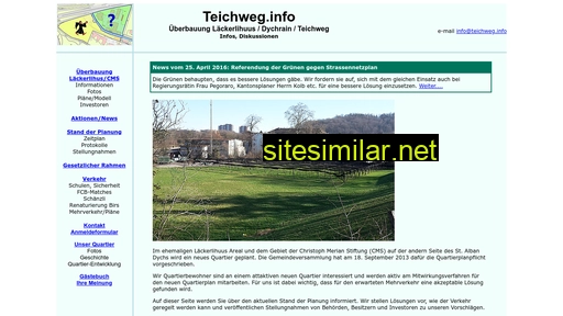 teichweg.ch alternative sites