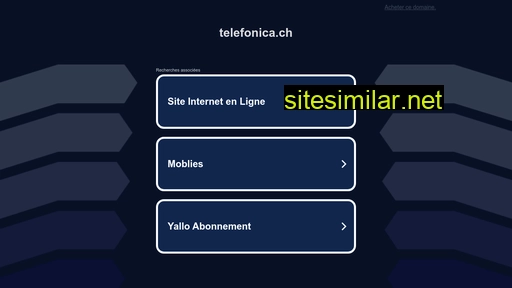 telefonica.ch alternative sites