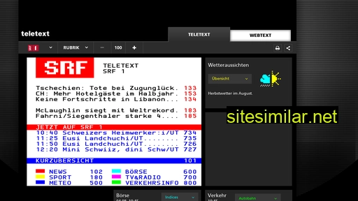 teletext.ch alternative sites