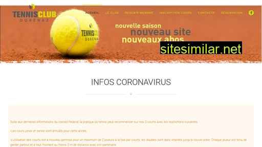 tennisclubdorenaz.ch alternative sites