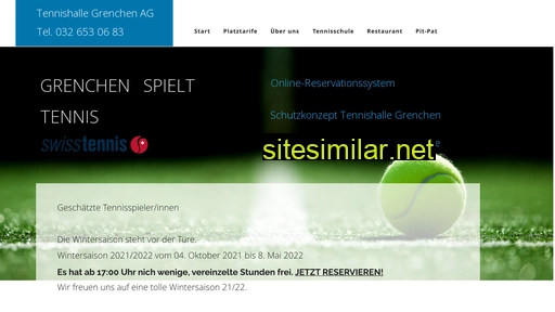 tennishalle-grenchen.ch alternative sites