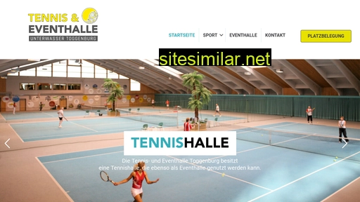 Tennishalle similar sites