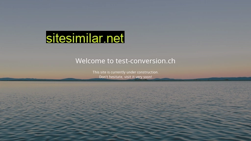test-conversion.ch alternative sites