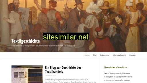 textilgeschichte.ch alternative sites