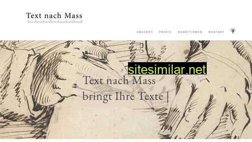 textnachmass.ch alternative sites