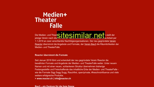 theaterfalle.ch alternative sites