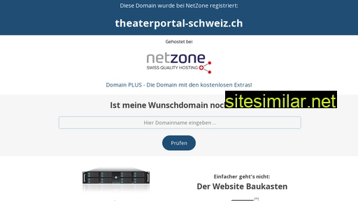 theaterportal-schweiz.ch alternative sites
