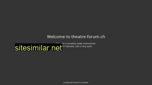 theatre-forum.ch alternative sites
