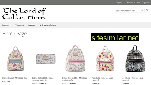 thelordofcollections.ch alternative sites