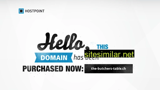 the-butchers-table.ch alternative sites