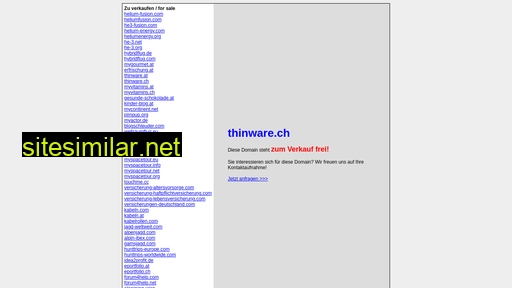 thinware.ch alternative sites