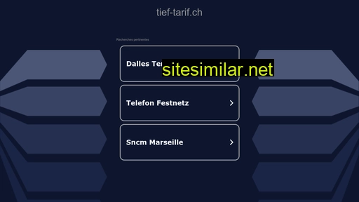 tief-tarif.ch alternative sites