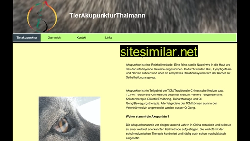 Tierakupunktur-thalmann similar sites