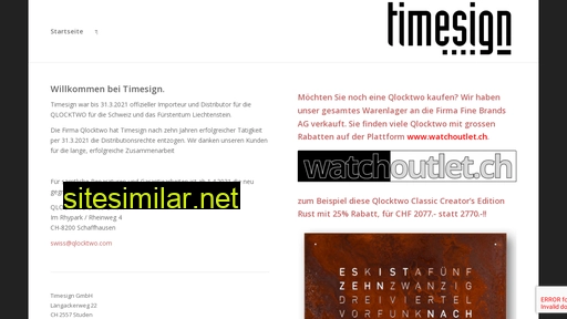 timedesign.ch alternative sites