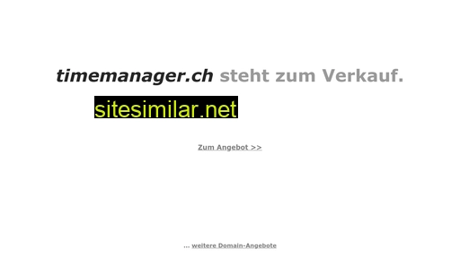 timemanager.ch alternative sites