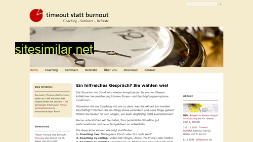 timeout-statt-burnout.ch alternative sites