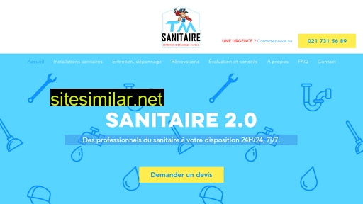 tmsanitaire.ch alternative sites