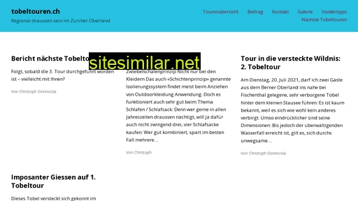 tobeltouren.ch alternative sites