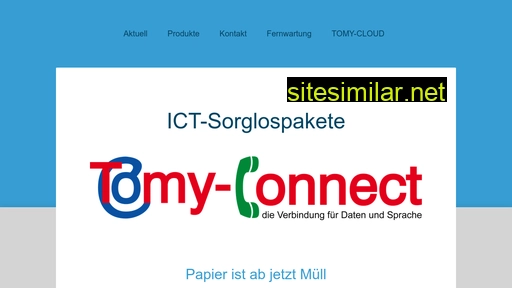 Tomy-connect similar sites