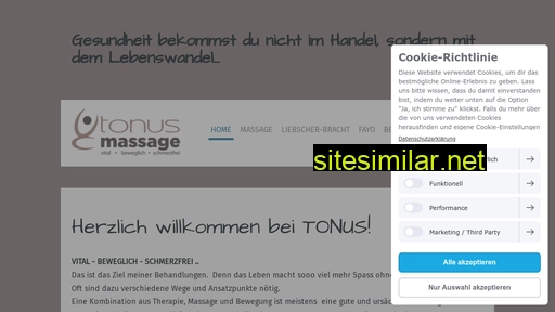 tonusmassage.ch alternative sites