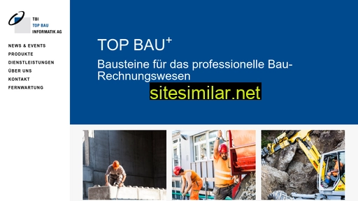 topbau.ch alternative sites