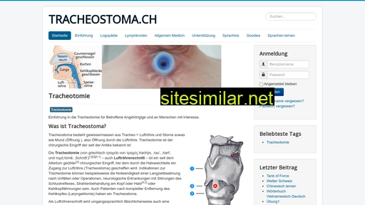 tracheostoma.ch alternative sites