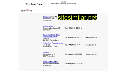 Trade-show similar sites