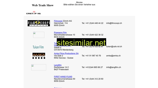 Tradeshow similar sites