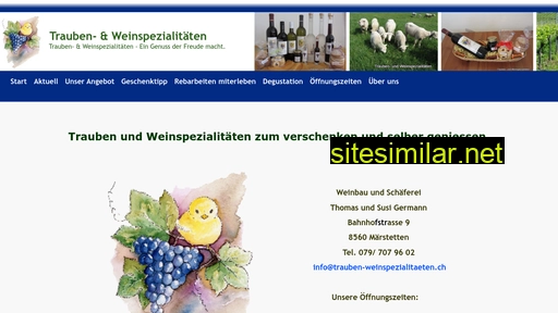 trauben-weinspezialitaeten.ch alternative sites