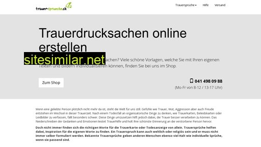trauer-sprueche.ch alternative sites